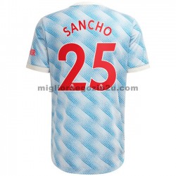 Maglia Manchester United Jadon Sancho 25 Trasferta Divisa 2021-2022 Manica Corta