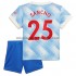 Maglia Manchester United Jadon Sancho 25 Bambino Trasferta Divisa 2021-2022 Manica Corta