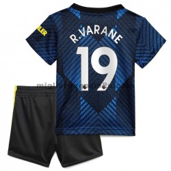 Maglia Manchester United Raphael Varane 19 Bambino Terza Divisa 2021-2022 Manica Corta