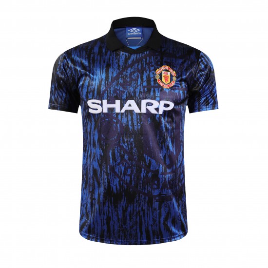 Maglia Manchester United Retro Trasferta Divisa 1993 Manica Corta