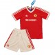 Maglia Manchester United Retro Bambino Casa Divisa 1984 Manica Corta