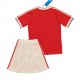 Maglia Manchester United Retro Bambino Casa Divisa 1984 Manica Corta