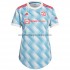 Maglia Manchester United Donna Trasferta Divisa 2021-2022 Manica Corta