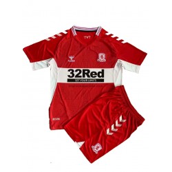 Maglia Middlesbrough Bambino Casa Divisa 2021-2022 Manica Corta