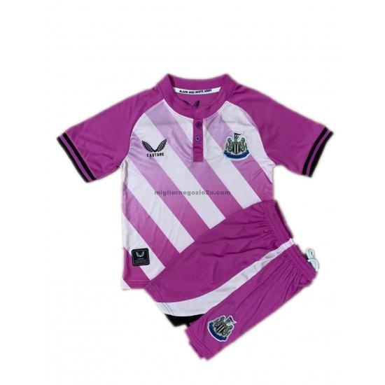 Maglia Newcastle United Portiere Bambino Casa Divisa 2021-2022 Manica Corta