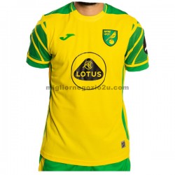 Maglia Norwich City Casa Divisa 2021-2022 Manica Corta