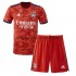 Maglia Olympique Lyonnais Bambino Trasferta Divisa 2021-2022 Manica Corta