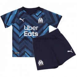 Maglia Olympique de Marseille Bambino Trasferta Divisa 2021-2022 Manica Corta