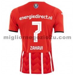 Maglia PSV Eindhoven Eran Zahavi 7 Casa Divisa 2021-2022 Manica Corta