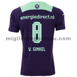 Maglia PSV Eindhoven Marco van Ginkel 8 Trasferta Divisa 2021-2022 Manica Corta