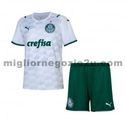 Maglia Palmeiras Bambino Trasferta Divisa 2021-2022 Manica Corta