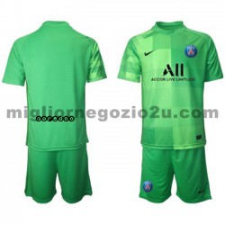 Maglia Paris Saint-Germain Portiere Bambino Terza Divisa 2021-2022 Manica Corta