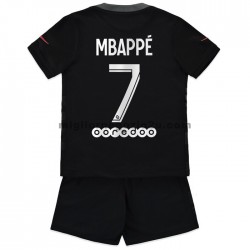 Maglia Paris Saint-Germain Kylian Mbappé 7 Bambino Terza Divisa 2021-2022 Manica Corta
