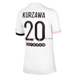Maglia Paris Saint-Germain Layvin Kurzawa 20 Trasferta Divisa 2021-2022 Manica Corta