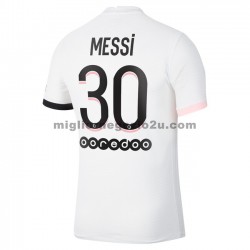 Maglia Paris Saint-Germain Lionel Messi 30 Trasferta Divisa 2021-2022 Manica Corta