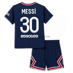Maglia Paris Saint-Germain Lionel Messi 30 Bambino Casa Divisa 2021-2022 Manica Corta