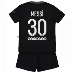 Maglia Paris Saint-Germain Lionel Messi 30 Bambino Terza Divisa 2021-2022 Manica Corta