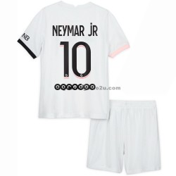 Maglia Paris Saint-Germain Neymar Jr 10 Bambino Trasferta Divisa 2021-2022 Manica Corta