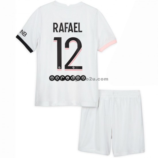 Maglia Paris Saint-Germain Rafinha 12 Bambino Trasferta Divisa 2021-2022 Manica Corta