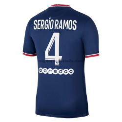 Maglia Paris Saint-Germain Sergio Ramos 4 Casa Divisa 2021-2022 Manica Corta