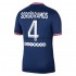 Maglia Paris Saint-Germain Sergio Ramos 4 Casa Divisa 2021-2022 Manica Corta