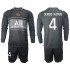 Maglia Paris Saint-Germain Sergio Ramos 4 Bambino Terza Divisa 2021-2022 Manica Lunga