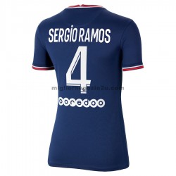 Maglia Paris Saint-Germain Sergio Ramos 4 Donna Casa Divisa 2021-2022 Manica Corta