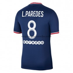 Maglia Paris Saint-Germain Leandro Paredes 8 Casa Divisa 2021-2022 Manica Corta