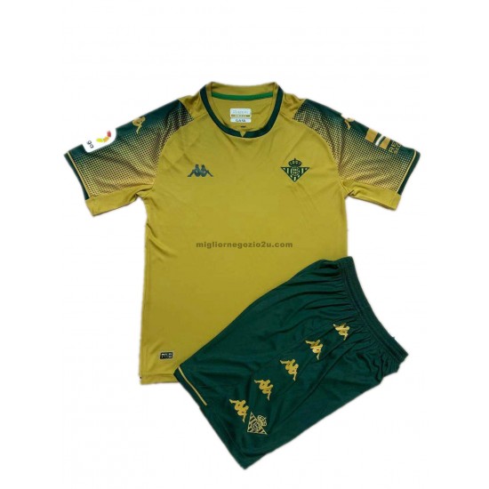 Maglia Real Betis Bambino Terza Divisa 2021-2022 Manica Corta