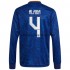Maglia Real Madrid David Alaba 4 Trasferta Divisa 2021-2022 Manica Lunga