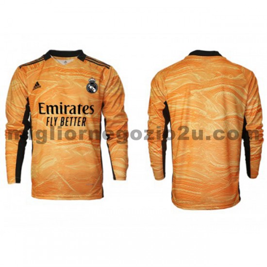 Maglia Real Madrid Portiere Trasferta Divisa 2021-2022 Manica Lunga