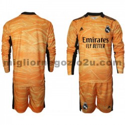 Maglia Real Madrid Portiere Bambino Trasferta Divisa 2021-2022 Manica Lunga