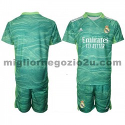 Maglia Real Madrid Portiere Bambino Terza Divisa 2021-2022 Manica Corta