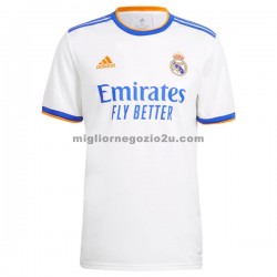 Maglia Real Madrid Casa Divisa 2021-2022 Manica Corta