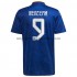 Maglia Real Madrid Karim Benzema 9 Trasferta Divisa 2021-2022 Manica Corta