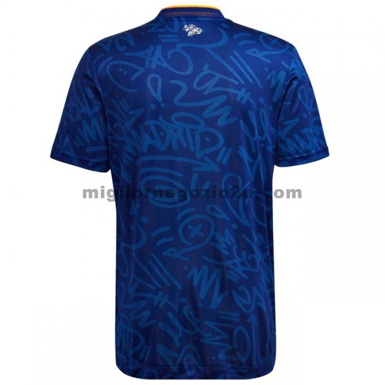 Maglia Real Madrid Bambino Trasferta Divisa 2021-2022 Manica Corta