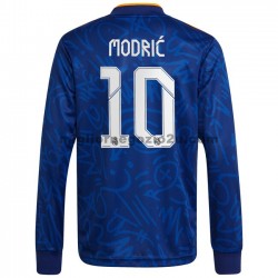 Maglia Real Madrid Luka Modrić 10 Trasferta Divisa 2021-2022 Manica Lunga