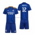 Maglia Real Madrid Marcelo 12 Bambino Trasferta Divisa 2021-2022 Manica Corta