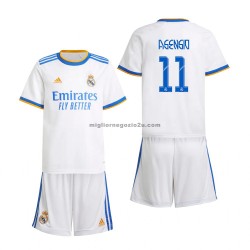 Maglia Real Madrid Marco Asensio 11 Bambino Casa Divisa 2021-2022 Manica Corta
