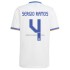 Maglia Real Madrid Sergio Ramos 4 Casa Divisa 2021-2022 Manica Corta