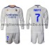 Maglia Real Madrid Mbappé 7 Bambino Casa Divisa 2021-2022 Manica Lunga
