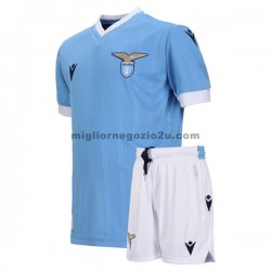Maglia SS Lazio Bambino Casa Divisa 2021-2022 Manica Corta