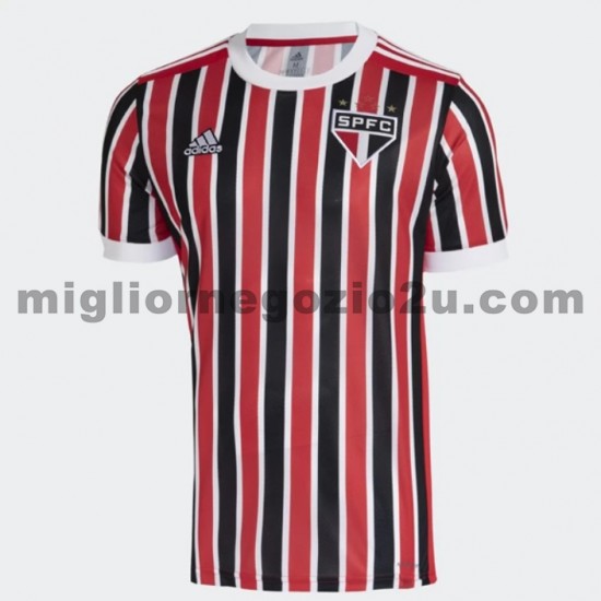 Maglia São Paulo Trasferta Divisa 2021-2022 Manica Corta