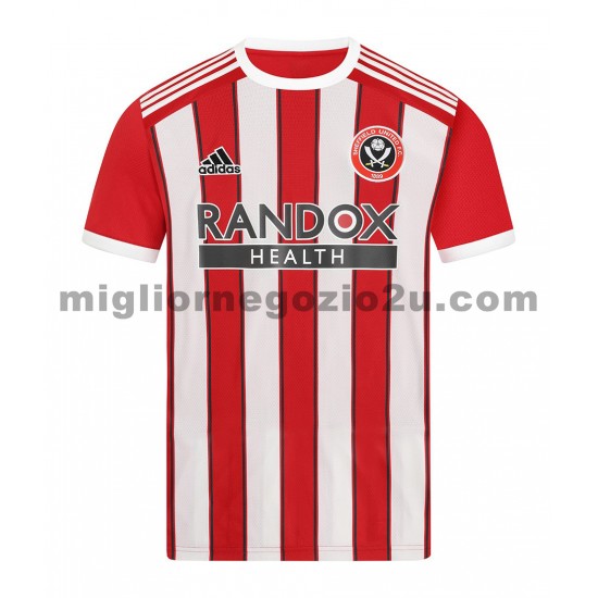 Maglia Sheffield United Casa Divisa 2021-2022 Manica Corta