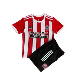 Maglia Sheffield United Bambino Casa Divisa 2021-2022 Manica Corta