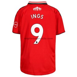 Maglia Southampton Danny Ings 9 Casa Divisa 2021-2022 Manica Corta