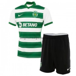Maglia Sporting CP Bambino Casa Divisa 2021-2022 Manica Corta