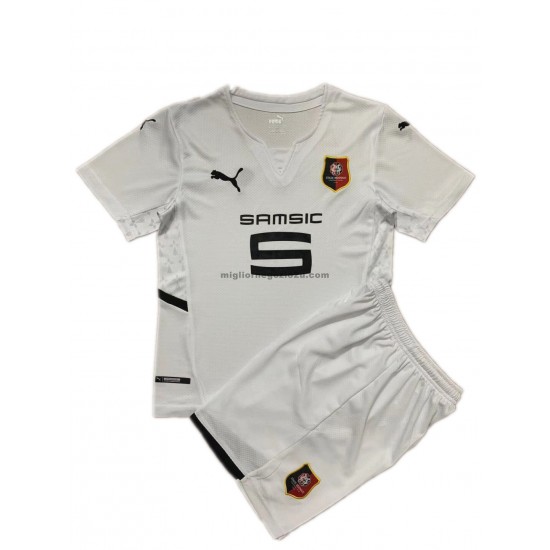 Maglia Stade Rennais Bambino Trasferta Divisa 2021-2022 Manica Corta