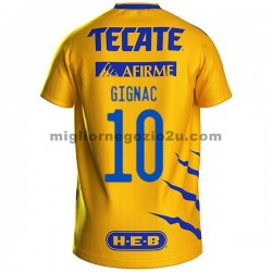 Maglia Tigres UANL Andre-Pierre Gignac 10 Casa Divisa 2021-2022 Manica Corta