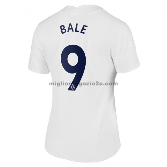 Maglia Tottenham Hotspur Gareth Bale 9 Donna Casa Divisa 2021-2022 Manica Corta